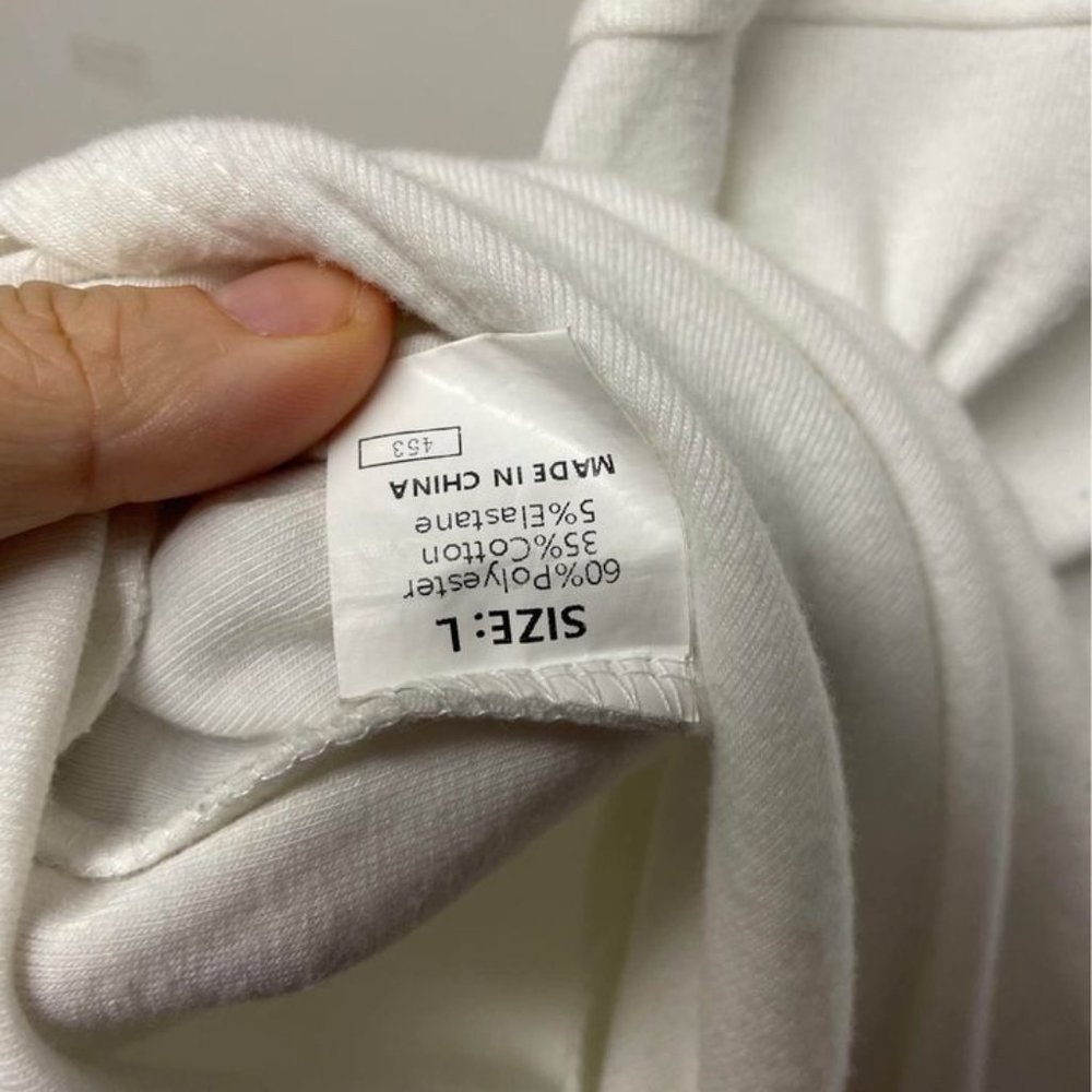 White Side Splits Open Front Hooded Cardigan women’s size large - Picture 5 of 5